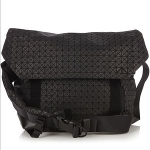 BAO BAO Issey Miyake super light weight Nylon & Mesh Triangular Panels Messenger